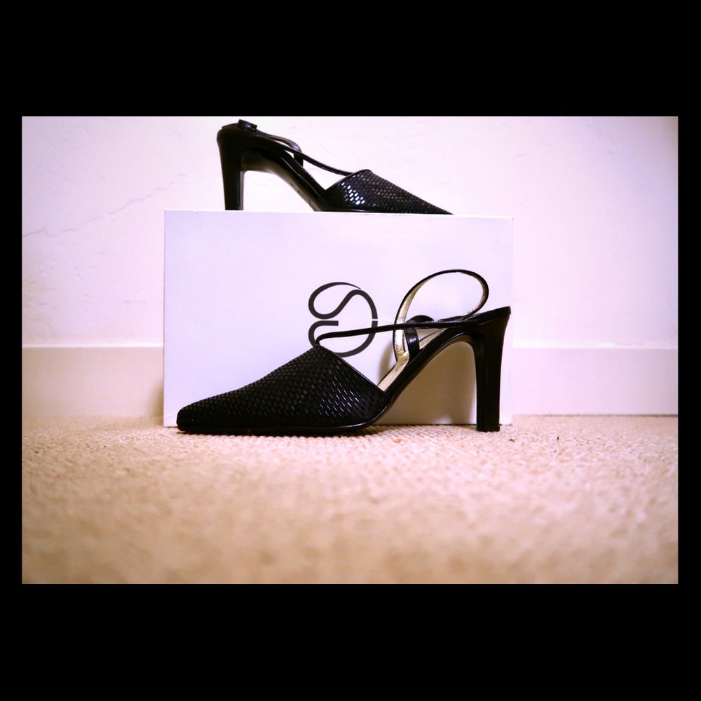 St. John black heels